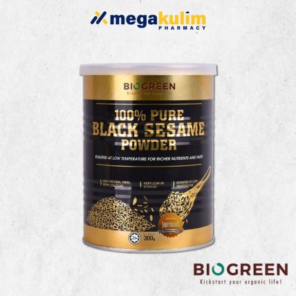 Biogreen 100% Pure Black Sesame Powder 300g