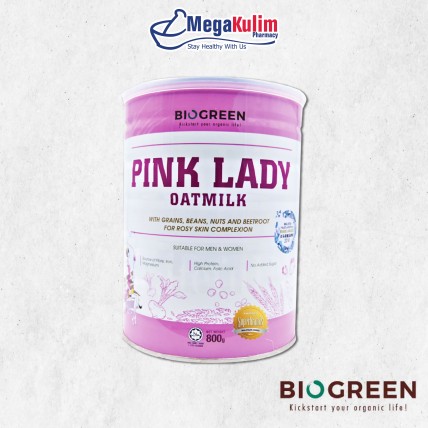 Biogreen Pink lady Oatmilk 800g