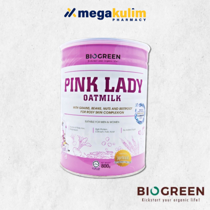 Biogreen Pink lady Oatmilk 800g