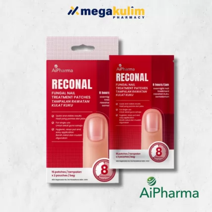AiPharma Reconal Fungal Nail Treatment Patches (2 x 15Pcs / Box)