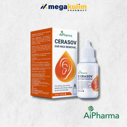AiPharma Cerasov Ear Wax Removal Drops 20mL