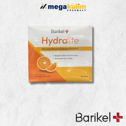 Barikel+ Hydralite Electrolyte Drink [Orange Flavour] (10 Sachets / Box)