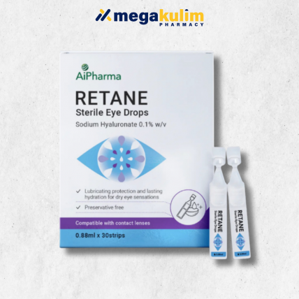 AiPharma Retane Sterile Eye Drops (30x0.88mL)