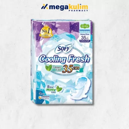Sofy Cooling Fresh Night Ultra Slim Wings 35cm (9pcs)