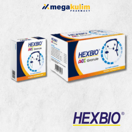Hexbio AOI Granules Probiotic for Kids ( 14 SacX1.5G / 60 SacX1.5G )