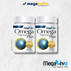Megalive Omega 700/350 Plus 2 X 100 Softgels