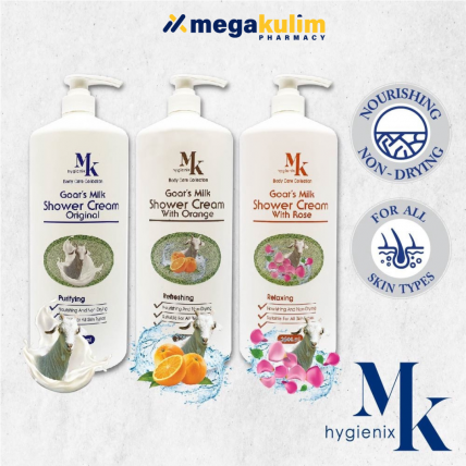 Mk Hygienix Goat's Milk Shower Cream 2000ML-Orange