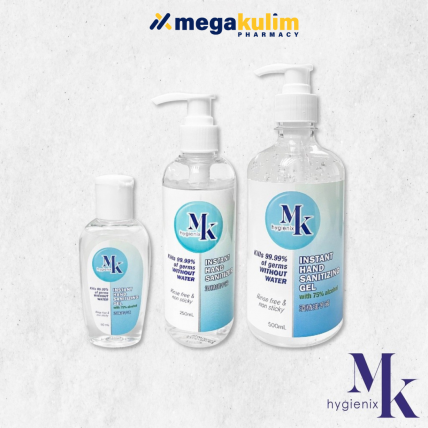 Mk Instant Hand Sanitizer With Aloe Vera 50mL / 250mL / 500mL-250 mL