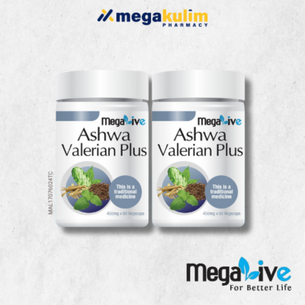 MegaLive Ashwa Valerian Plus (2 x 60's)