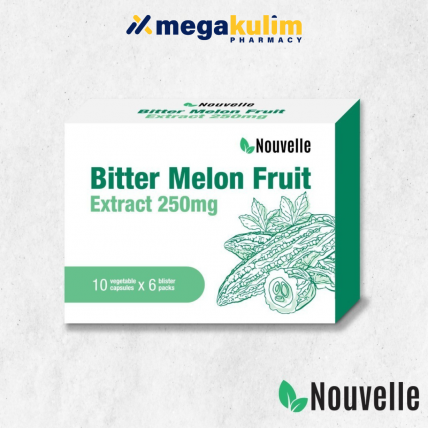 Nouvelle Bitter Melon Fruit Extract (6 x 10 Vege Capsules)