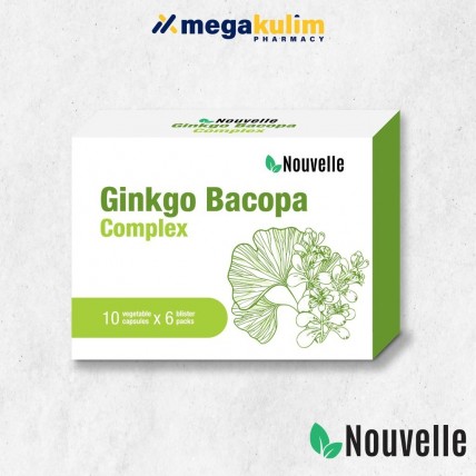 Nouvelle Ginkgo Bacopa Complex (6 x 10 Vege Capsule)