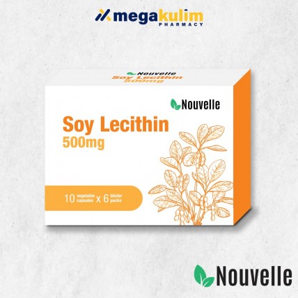 Nouvelle Soy Lecithin 500mg (6 x 10 Vege Capsule)