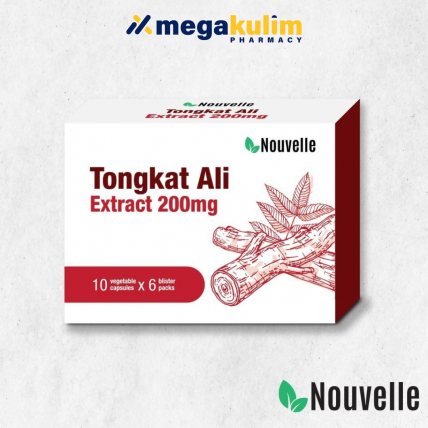 Nouvelle Tongkat Ali Extract (6 x 10 Vege Capsule)