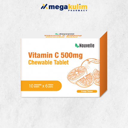 Nouvelle Vitamin C 500mg Cheawable (60 Tablets)