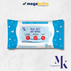 MK Hygienix Silky Soft Wet Wipes (10's/Pack)