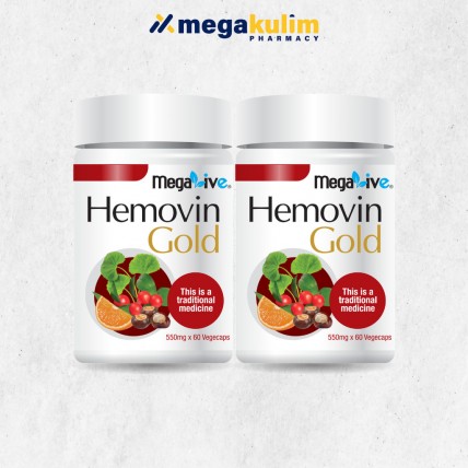 Megalive Hemovin Gold (2x60 VegeCaps/Set)