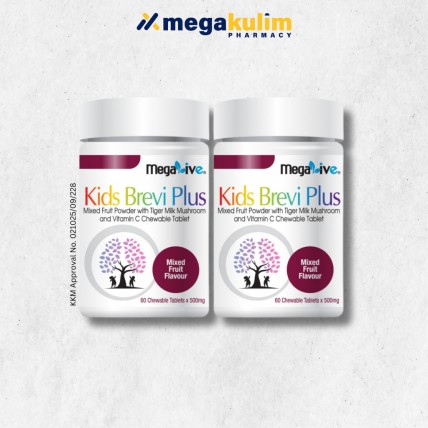 Megalive Kids Brevi Plus (2x60 Tablets/Set)