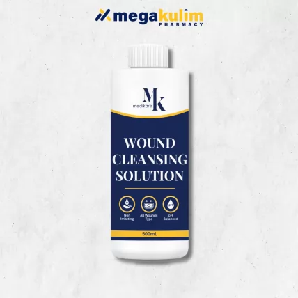 MK Medikare Wound Cleanising Solution (500mL)