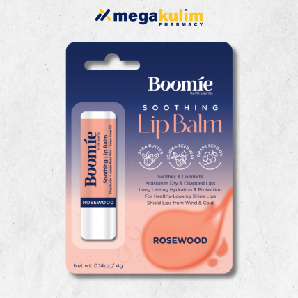 Boomie Soothing Lip Balm (Rosewood) (4g)