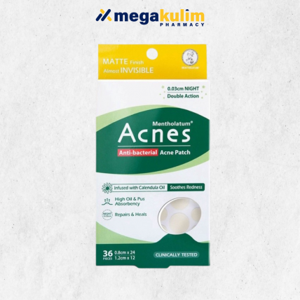 Mentholatum Anti-Bacterial Acne Patch Night (36pcs)