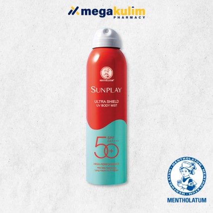 Sunplay Ultra Shield UV Body Mist Sunscreen SPF 50+ (35g)