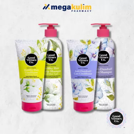 Good Virtues Co. [Healthy Hair & Scalp / Anti Dandruff Care Nourish Hair Fall Protect] (Shampoo / Conditioner) 300mL