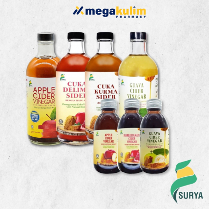 Surya Cider Vinegar (Apple / Pomegranate / Dates / Guava) 450mL-Guava