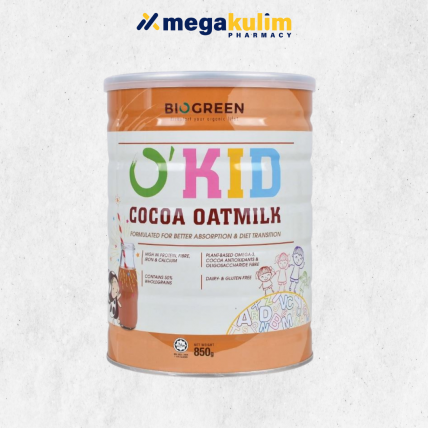 Biogreen O'Kid Cocoa Oatmilk (850g)