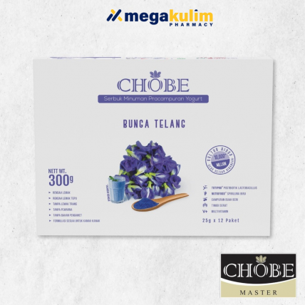 Chobe Powdered Yogurt Drink - Butterfly Pea (25g x 12's)