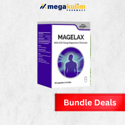 [Bundle Aug-Sept 26] Eldon DX Magelax (Magnesium Glycynate) 60 Caps X 2 Box