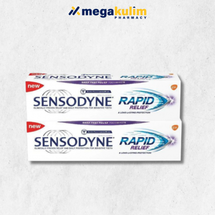 Sensodyne Toothpaste Rapid Relief (2x100g)