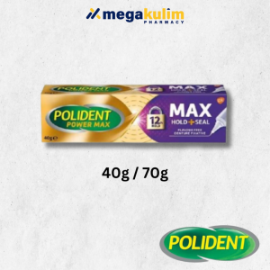 Polident Max Hold + Seal Adhesive Cream (40g / 70g)