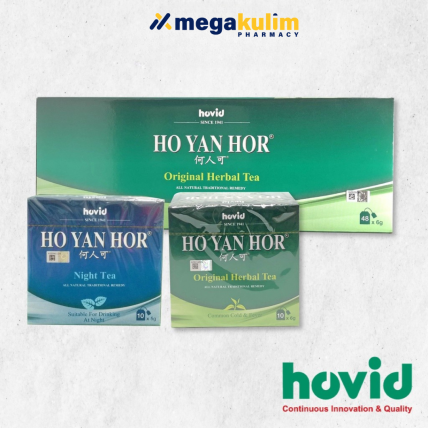 Ho Yan Hor Original Herbal Tea 6g / Night Tea 5g (10's / 48's) - 10's X 6g
