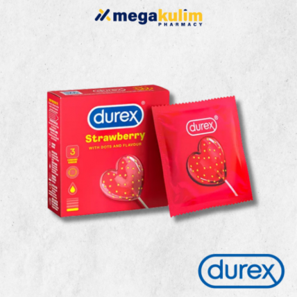 Durex Strawberry Flavoured Condoms (3pcs)