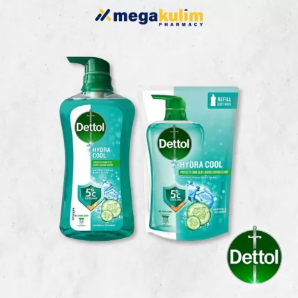 Dettol Shower Gel Hydra Cool (800ml - Refill/950ml - Bottle)