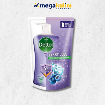 Dettol Gel Berry Cool Anti-Bacterial Body Wash (720mL)