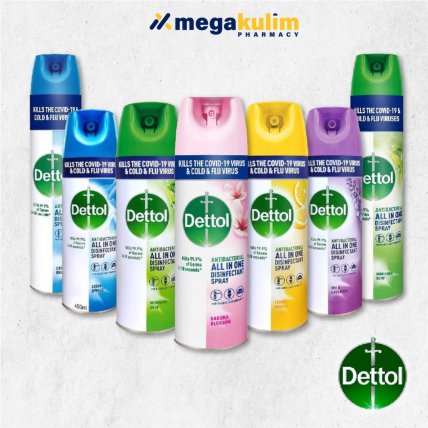Dettol Disinfectant Spray (225ml / 450ml / 680ml)-Crisp Breeze (225ml)