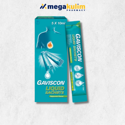 Gaviscon Liquid Sachets (5'sX10mL/Box)
