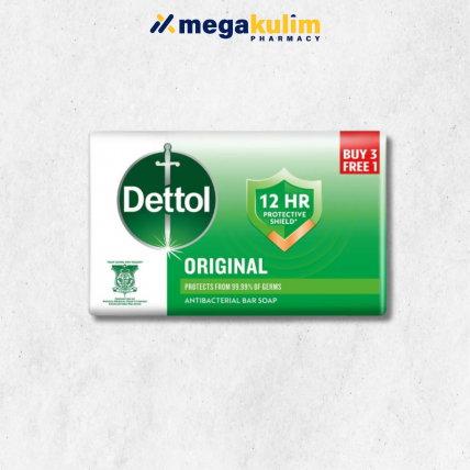 Dettol Soap Bar Original 100g (3+1 Bar/Set)