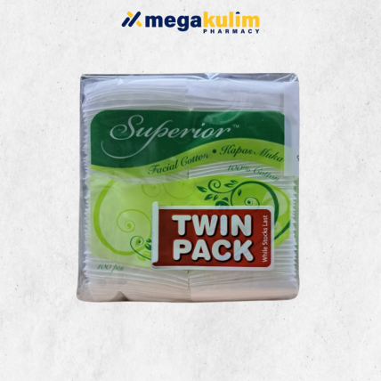 Superior Facial Cotton (2 x 100pcs)