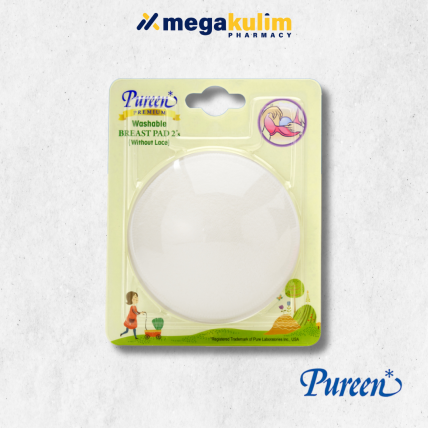 Pureen Washable Breast Pads Without Lace 2's