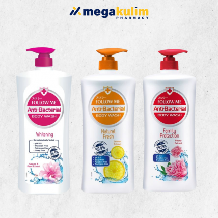 Follow Me Body Wash 1L (Family Protection / Whitening / Natural Fresh)