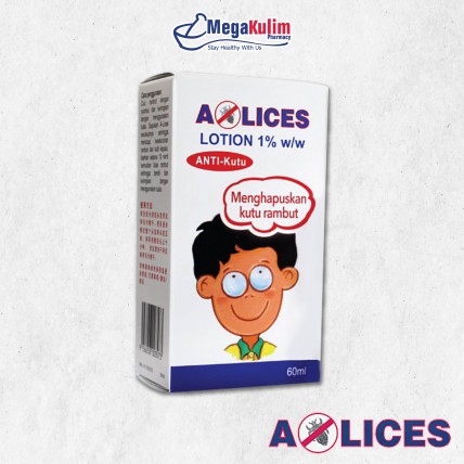 ALICES Lotion 1% w/w 60mL (Anti Kutu/Anti Lice)