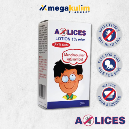 ALICES Lotion 1% w/w 60mL