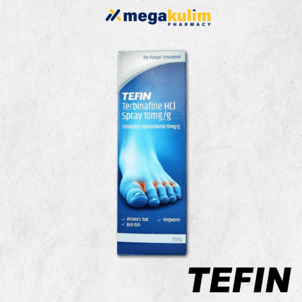 Tefin Terbinafine HCL Spray 15mL