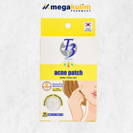 T3 Acne Patch Hydrocolloid (30s/Box)