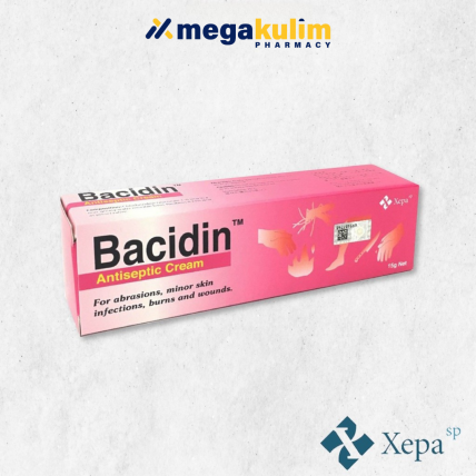 Bacidin Antiseptic Cream 1% 15g