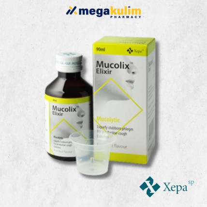 Mucolix Elixir Cold & Cough Relief Syrup 90mL