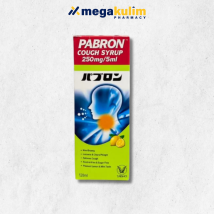 Pabron Cough Adult Syrup 250mg/5mL (120mL)