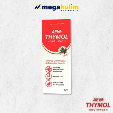 Aeva Thymol Mouthwash 120mL